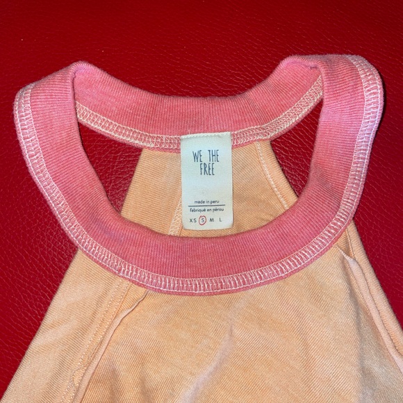 Free People orange top; Size: Small - Picture 2 of 4